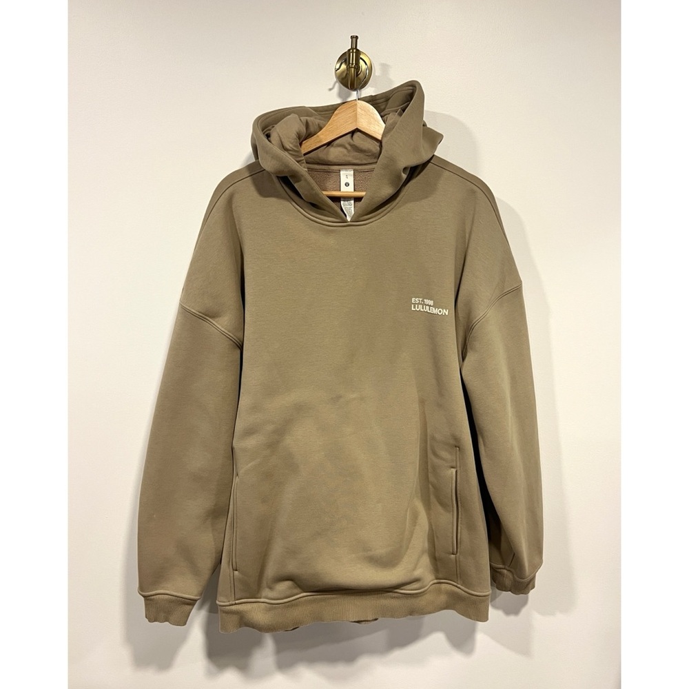 Lululemon Heavyweight Oversized Hoodie Taupe Brown Tan